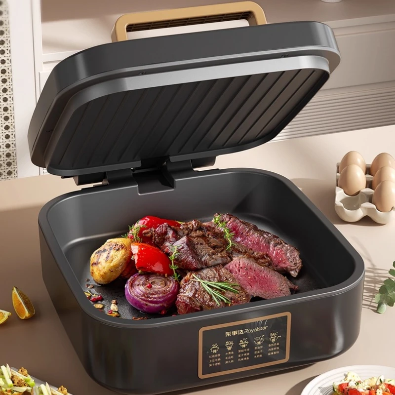 

Household electric cake pan double-sided heating 5cm deepened integrated for pancake rinsing frying frying machine