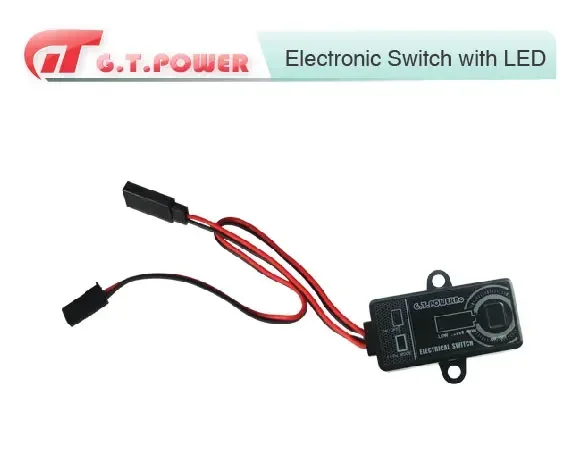 G.T.POWER 14A/5V-10V Remote Controller Electronic Switch RC Parts with LCD Display for RC UAV Quadcopter Car Drone Model