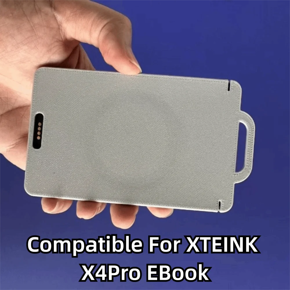 3D Printed PETG E-Reader Case Ultra-thin Full Coverage Full Coverage Case with Magnetic Metal Ring for XTEINK X4Pro