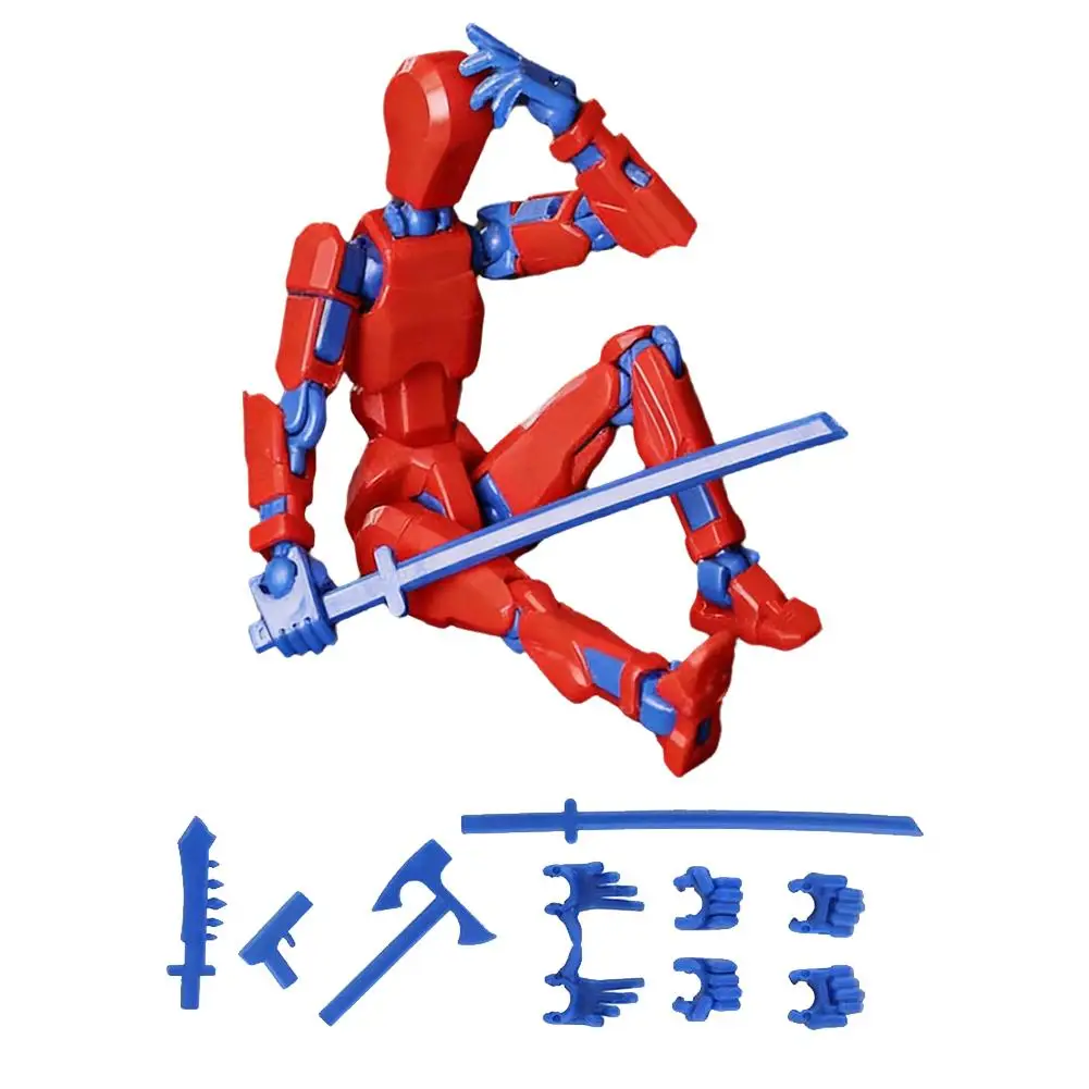 DIY 3D Printed Mannequin Action Figures Toys Dummy 13 Shapeshift Robot Multi-Jointed Movable Action Figures Toys kids Gifts