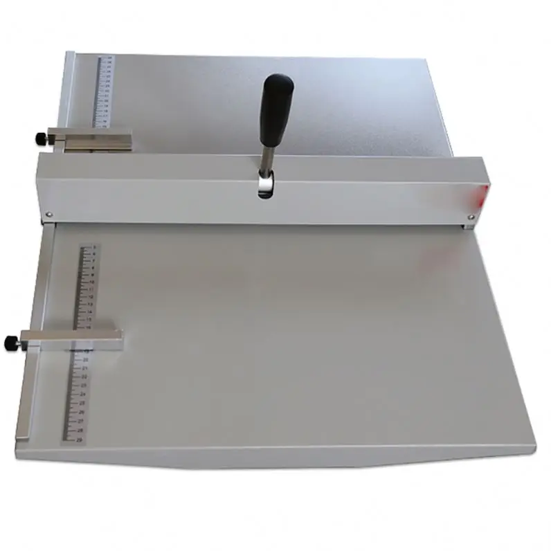 Desktop 525mm Manual Book Cover Creaser 16B Solid Line Indentation Folding Paper Creasing Machine for Office Use