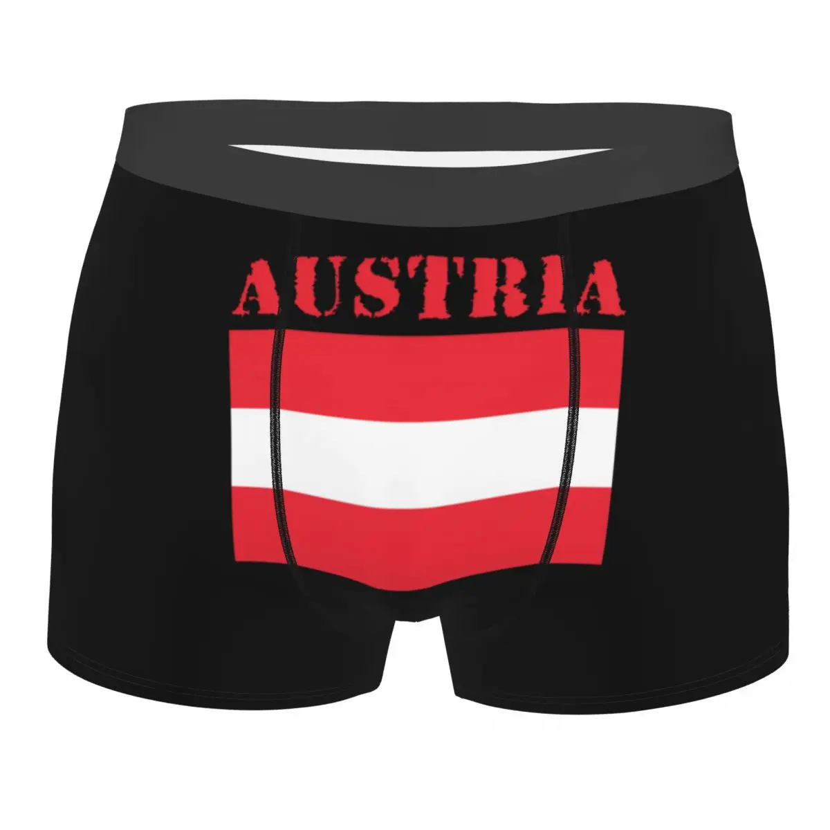 

Custom Austria Flag Underwear Male Printed Boxer Briefs Shorts Panties Soft Underpants