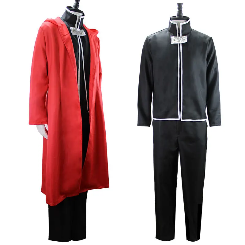 Anime Cos Fullmetal Alchemist Edward Elric Cosplay Costumes Red Outfit Halloween Christmas Uniform Custom Size Cosplay Costume