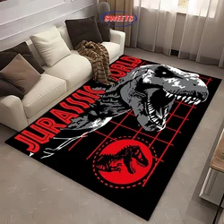Dinosaur Movie Carpet J-Jurassic Park, Living Room Bedroom Household Items,Children's Room Sofa Mat,Doormat Floor Anti-slip Rug