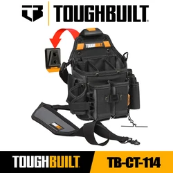 TOUGHBUILT TB-CT-114 Journeyman elektricien etui + schouderriem verdikt heuptasje met grote capaciteit