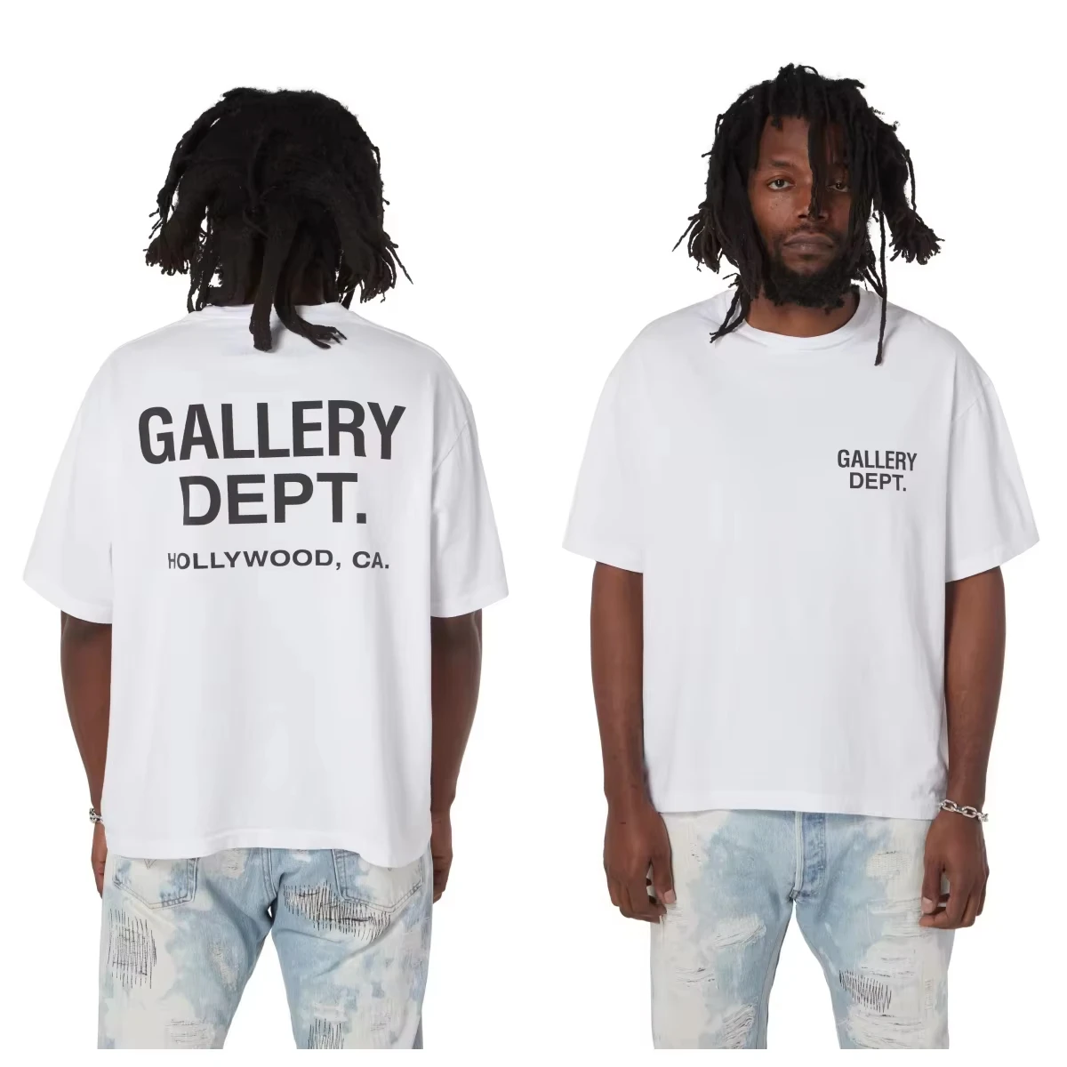 Classic Vintage High Street Letter Street Trendy Brand T-Shirt Cotton Graphic Tee Men Women Summer Streetwear