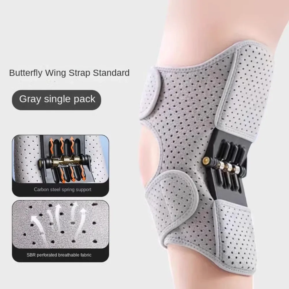 Stabilizer Joint Support Knee Pad Adjustable Strap Breathable Knee Brace Spring Loaded Knee Support Brace Mountaineering