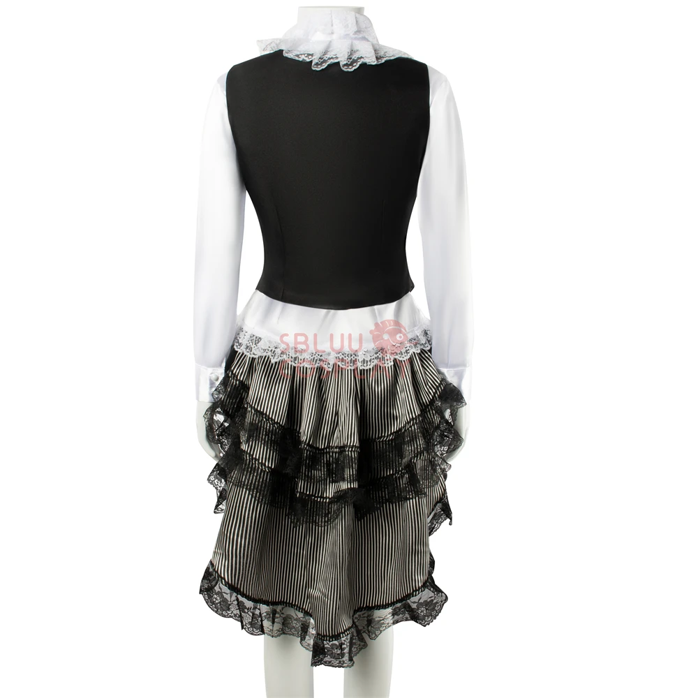 SBluuCosplay Black Butler Ciel Phantomhive Cosplay Costume Book of Circus Uniform Suits with Socks Custom Made