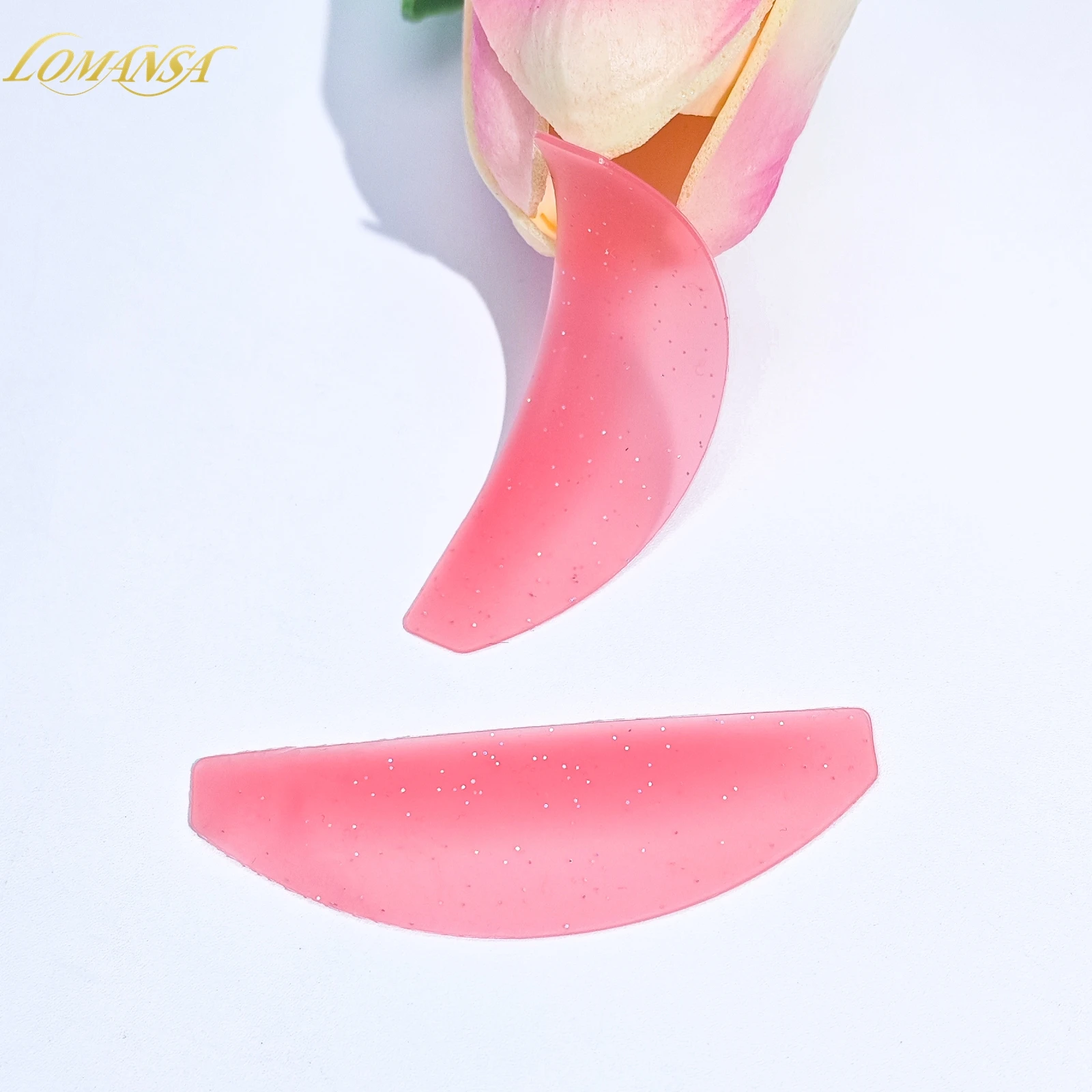 Lomansa 2 Stück Koreanische Wimpernlifting-Pads Flache Silikon-Pads für Dauerwellen-Lotion Nr. 1 Wimpern-Weichmacher-Pads Make-up-Tool – Detail 3