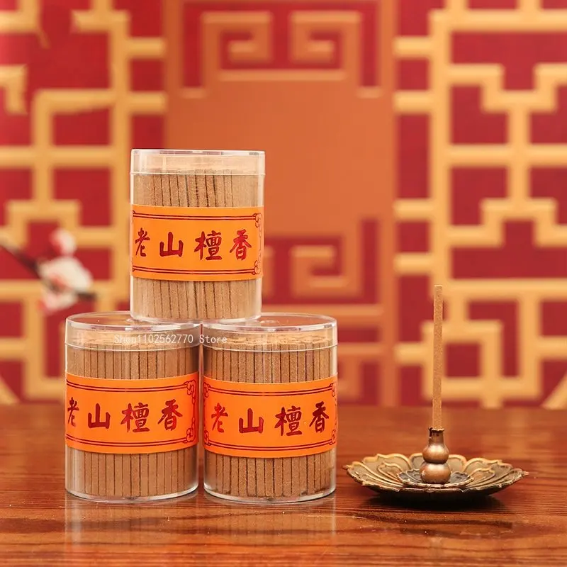 220pcs/ Can Laoshan Sandalwood Sticks Handmade Thread Incense DIY Natural Household Worship Buddha Temple To Purify The Air