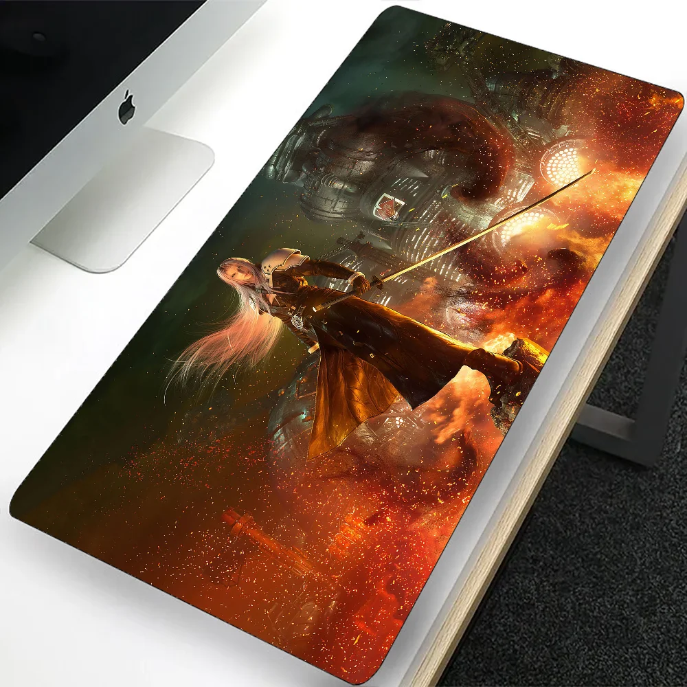 Final Fantasy 7 Large Gaming Mouse Pad Computer Mousepad PC Gamer Laptop Mouse Mat Office Mausepad XXL Keyboard Mat Desk Pad