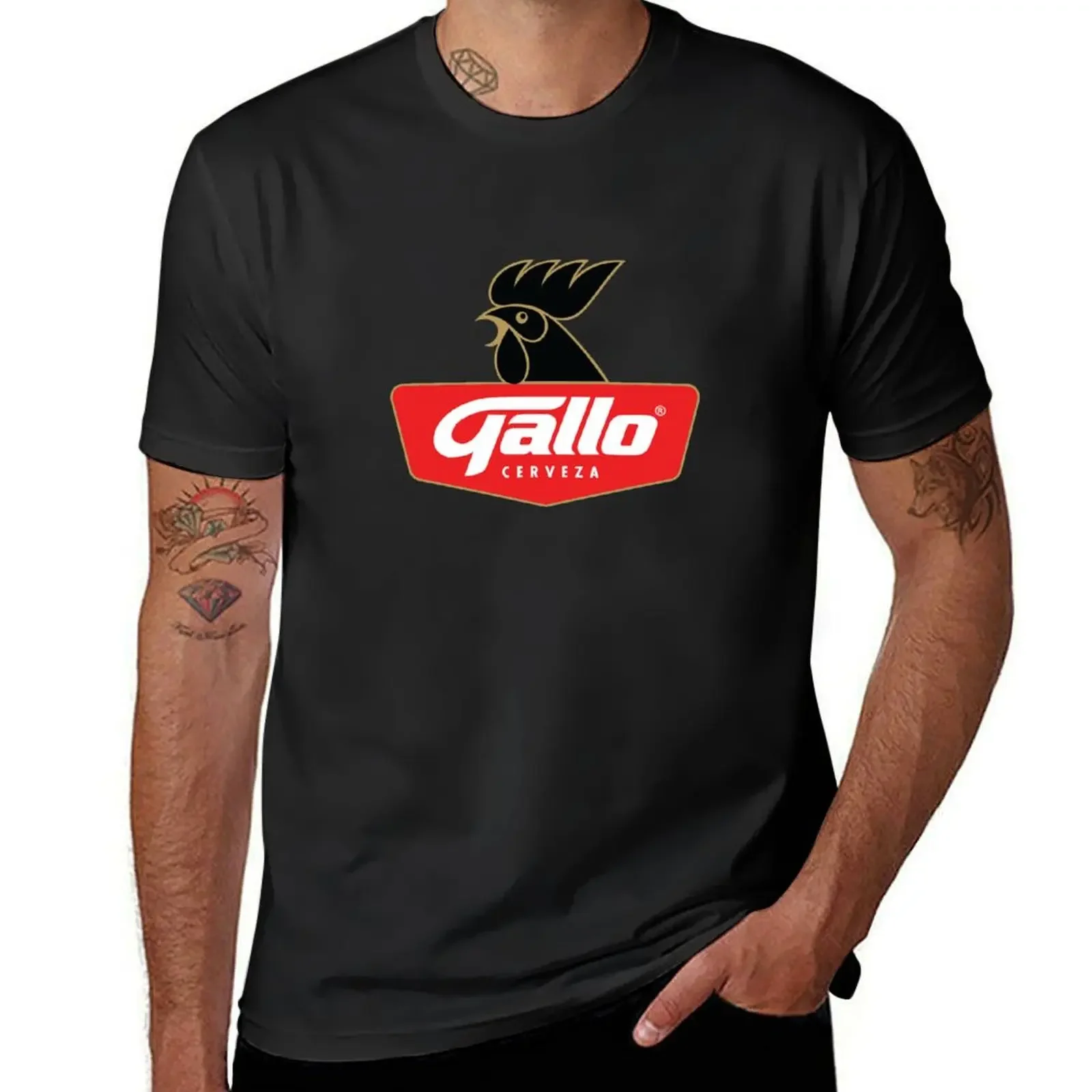 Cerveza Gallo - Guatemala Beer chapin T-Shirt rapper graphic tees cute tops t shirts for men cotton