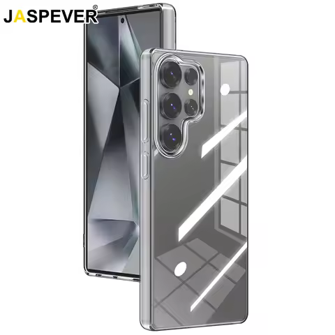 Silicone Soft Case For Samsung Galaxy S25 Edge S24 S23 S21 S20 FE Note 20 Ultra 10 S10 Plus Ultra Thin Clear Cover Shockproof