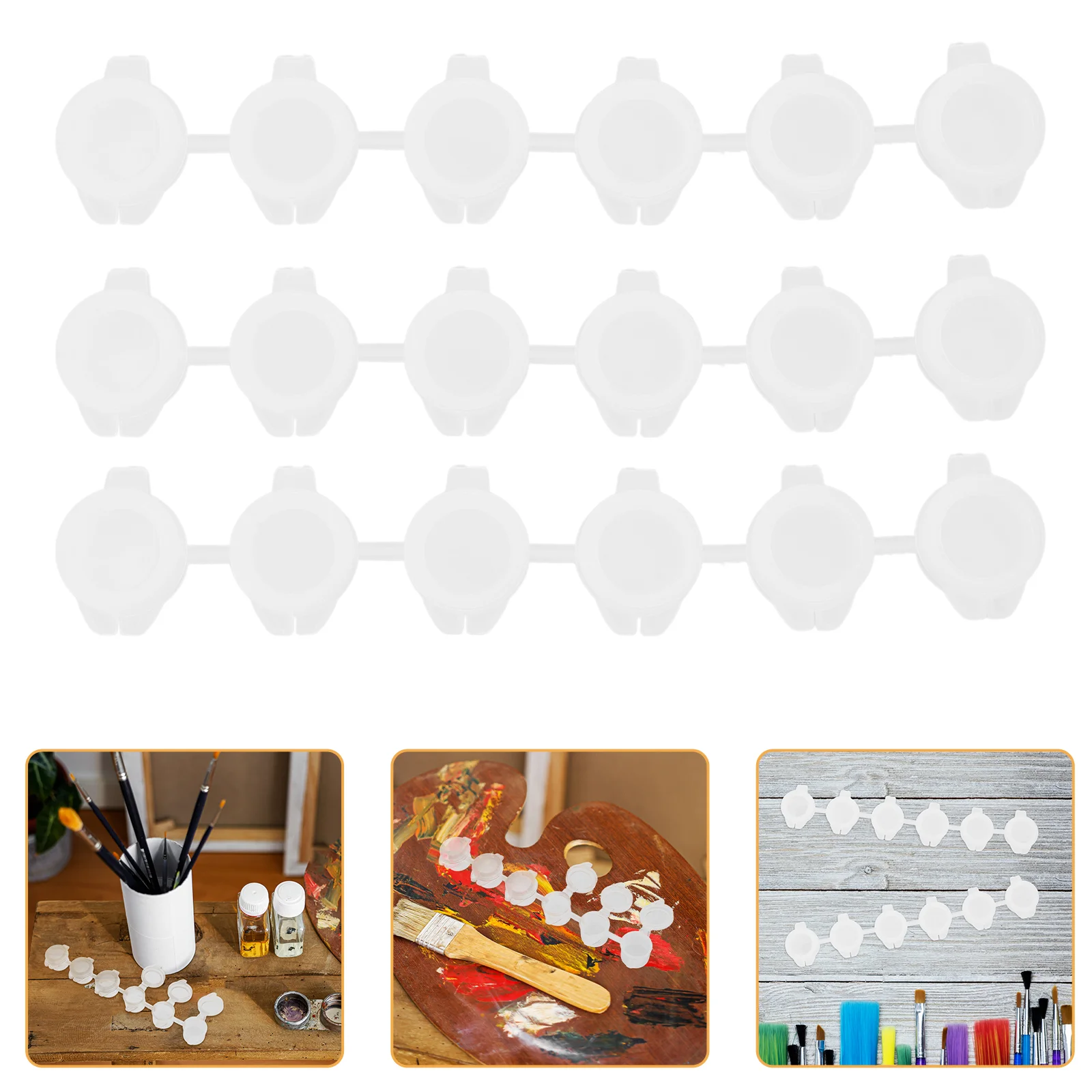 30 Pcs Paint Cup Small Containers Pots Boxes Cups Empty Tubes Espresso Storage Bins with Lids Cover Child
