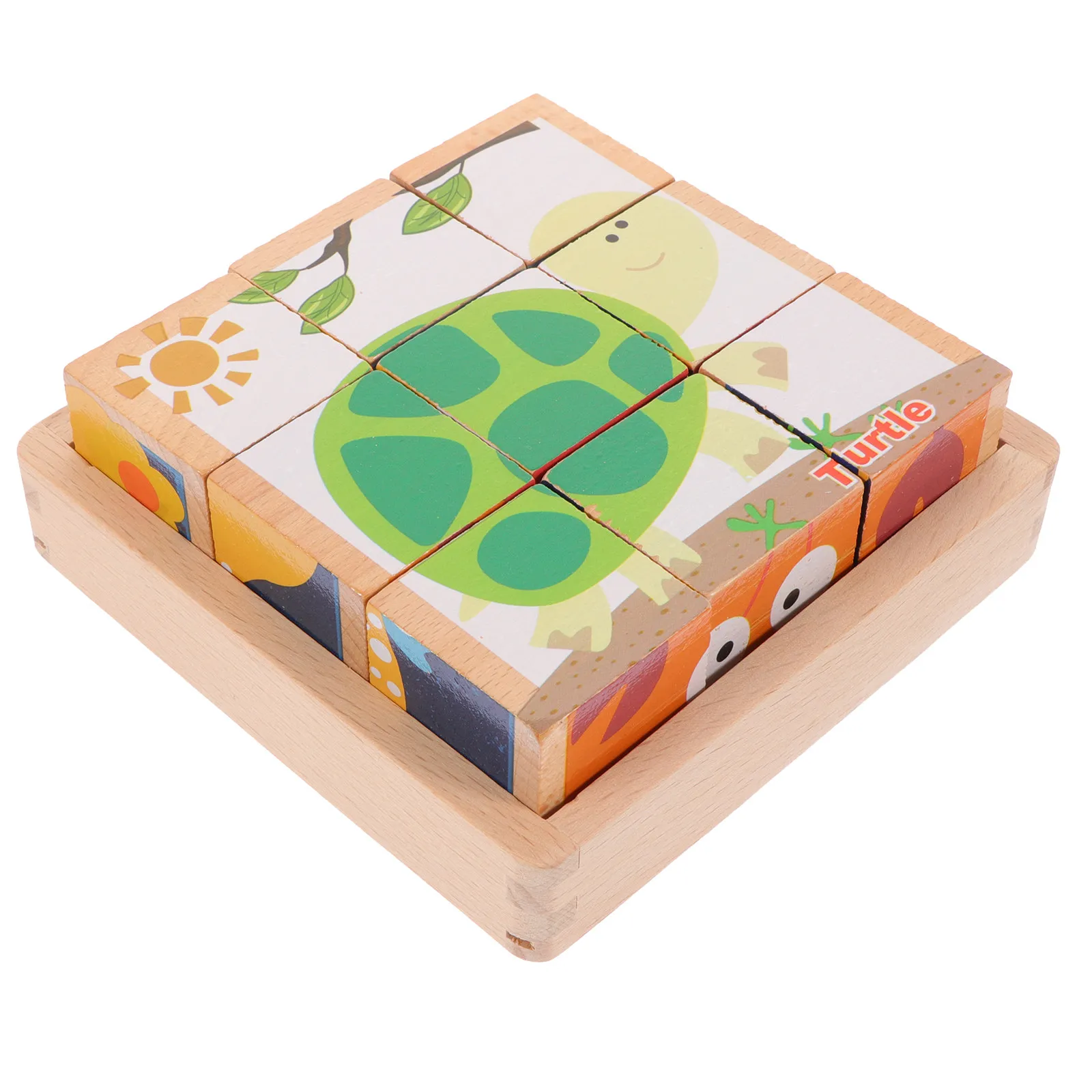 

Детские 3D-пазлы: развивающая игрушка для раннего обучения, креативная головоломка с мультяшным дизайном для совместных игр родителей и детей