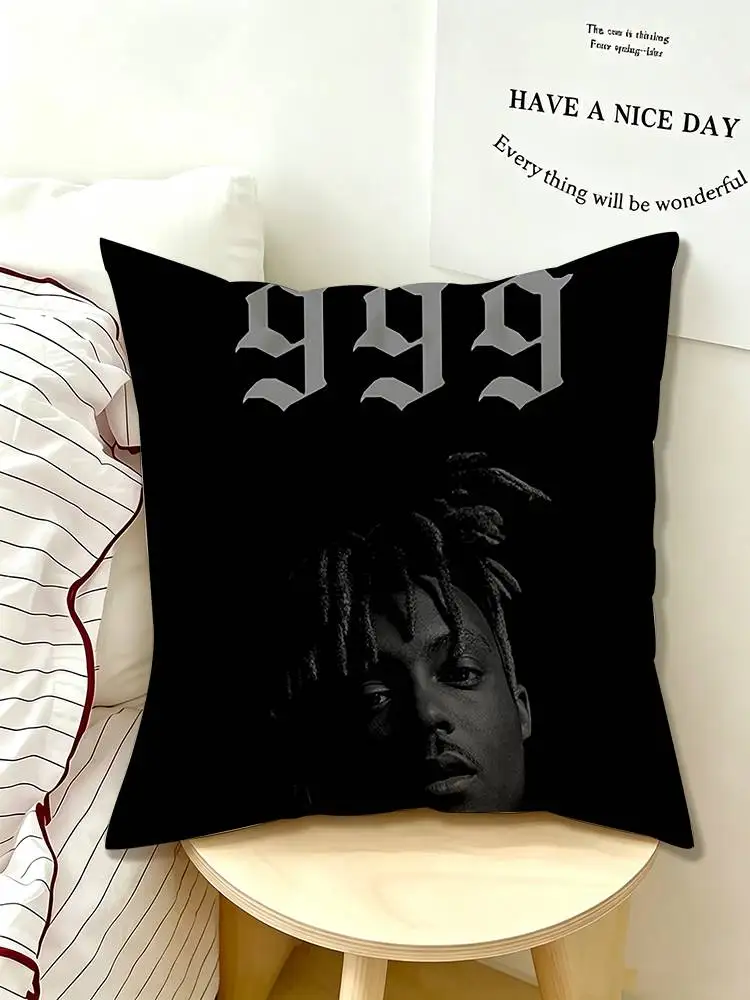 COOL Singer Juice WRLD 999  Pillow Case Pattern Printed Pillowcase For Living Room Sofa Cushion Cover