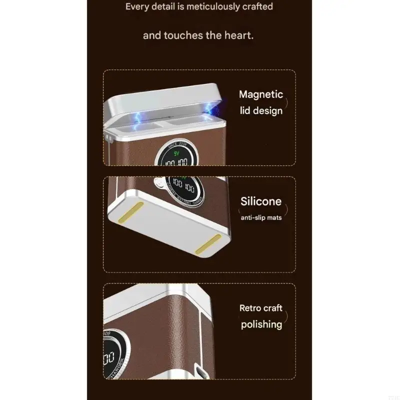 

Double Slot Fast Charging Station Battery Power Base for EN EL25 Batteries with LCD Display and Type C Port 77JC