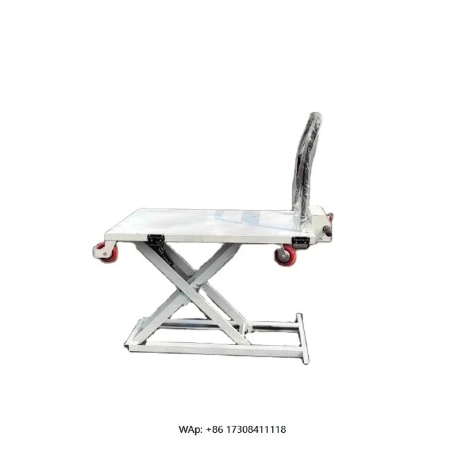 Forklift Electric Stacker Hydraulic Handling Truck Small Mobile Elevator Manual Forklift for Unloading