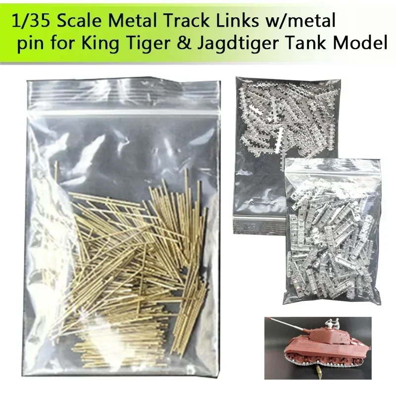 1/35 Scale Metal Track Links w/metal pin for King Tiger & Jagdtiger Tank Model SX35001