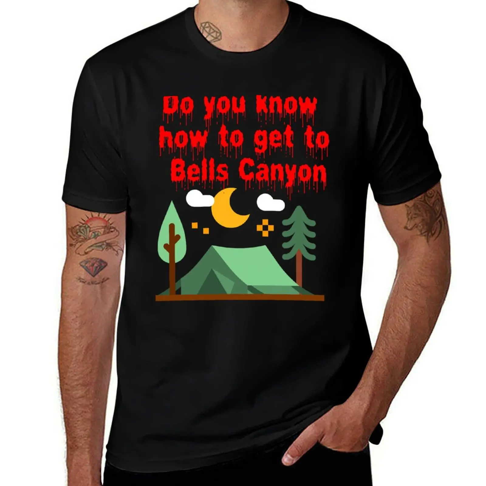 

Do You Know How To Get To Bells Canyon T-Shirt man t shirt graphic t shirts for man graphic funny T-Shirt
