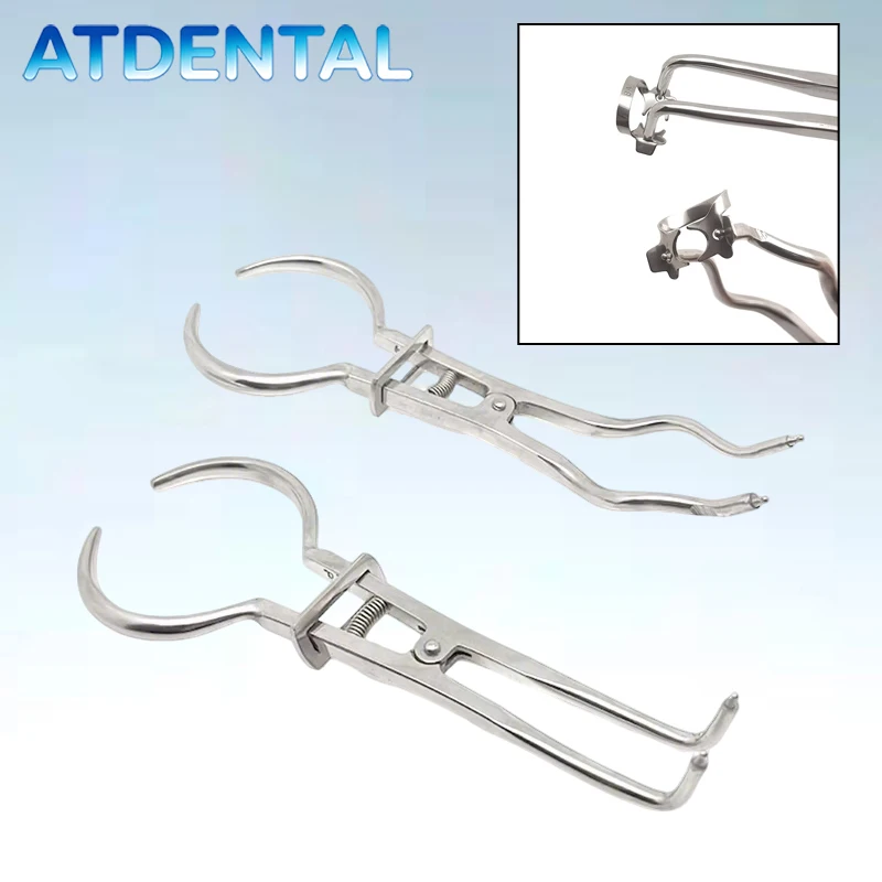 

Зажимы для резиновых дамм-пластин из нержавеющей стали, щипцы для стоматологов, инструменты для лечения корневых каналов, эндодонтические и ортодонтические инструменты