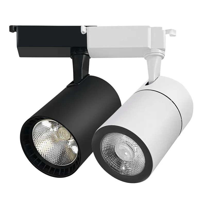 Track light COB slide rail light guide rail surface mounted 20W30W clothing store tea shop exhibition hall LED track light