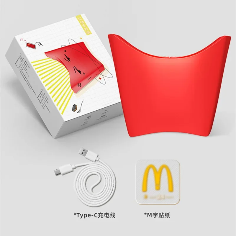 McDonald French fries LED Creative Lamp Figure Bedroom Wireless Atmosphere Light Home Decor USB Charging Night Lamp Kids Gifts