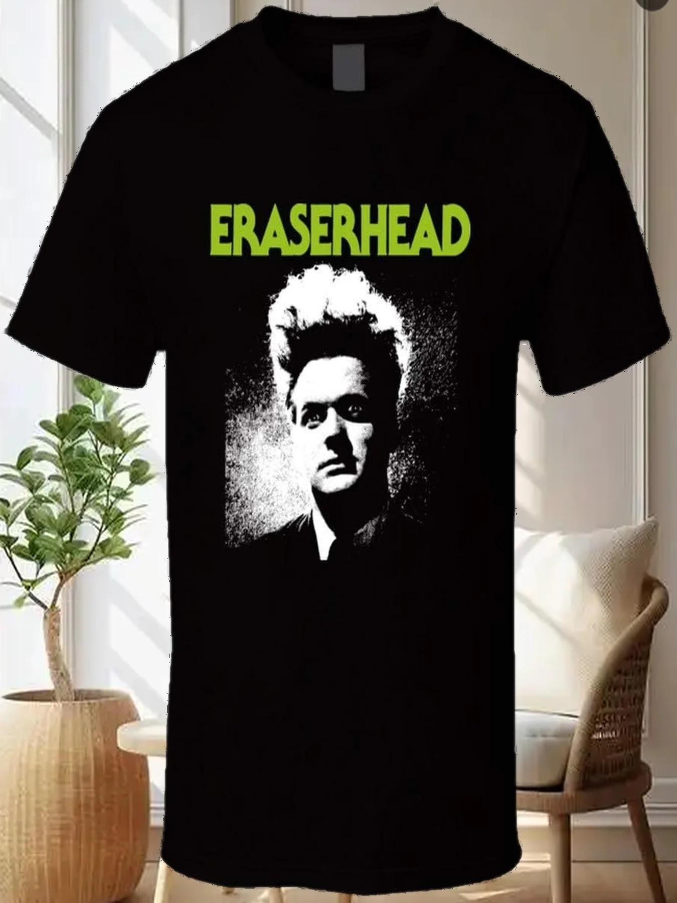 

Eraserhead Surreal Horror Lynch Retro T Shirt Black