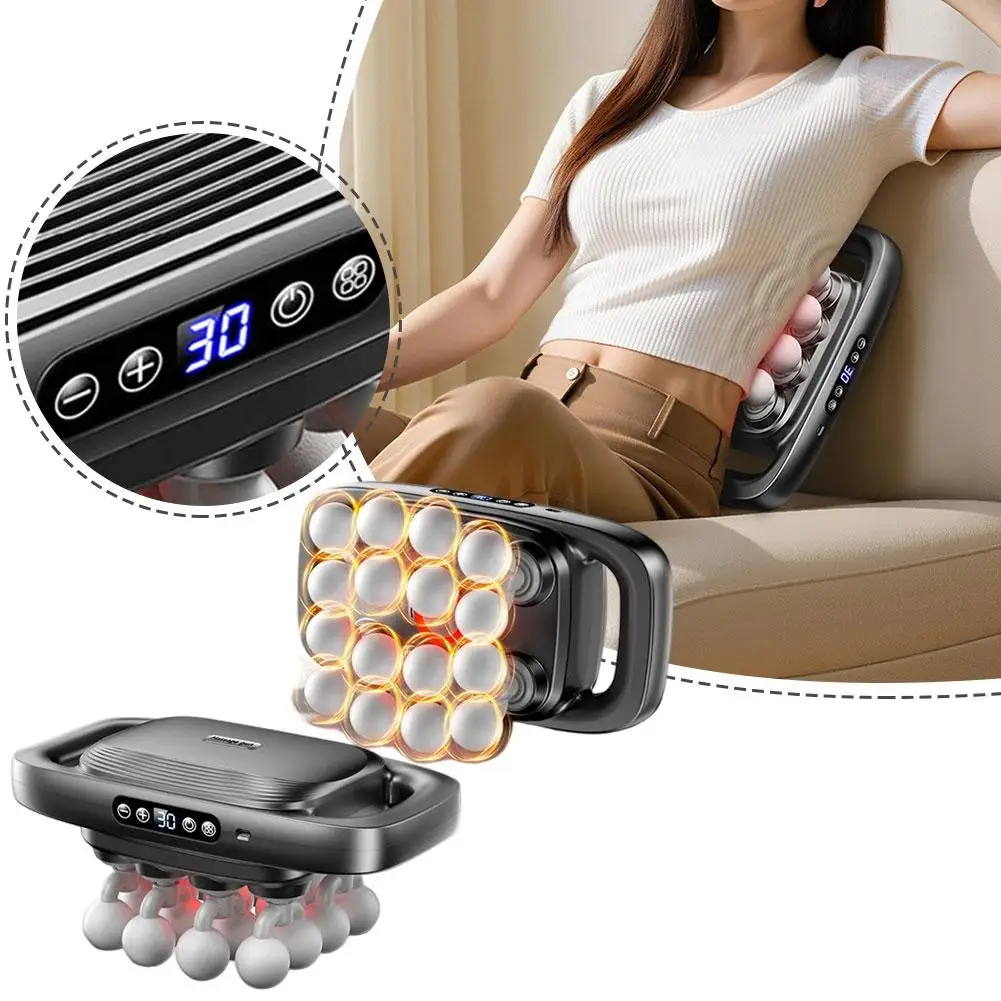 

Variable Frequency Lcd Screen Effectively Relieving Muscle Soreness Multi-Head Fascia Gun Multi-Level Adjustment Multi-Speed