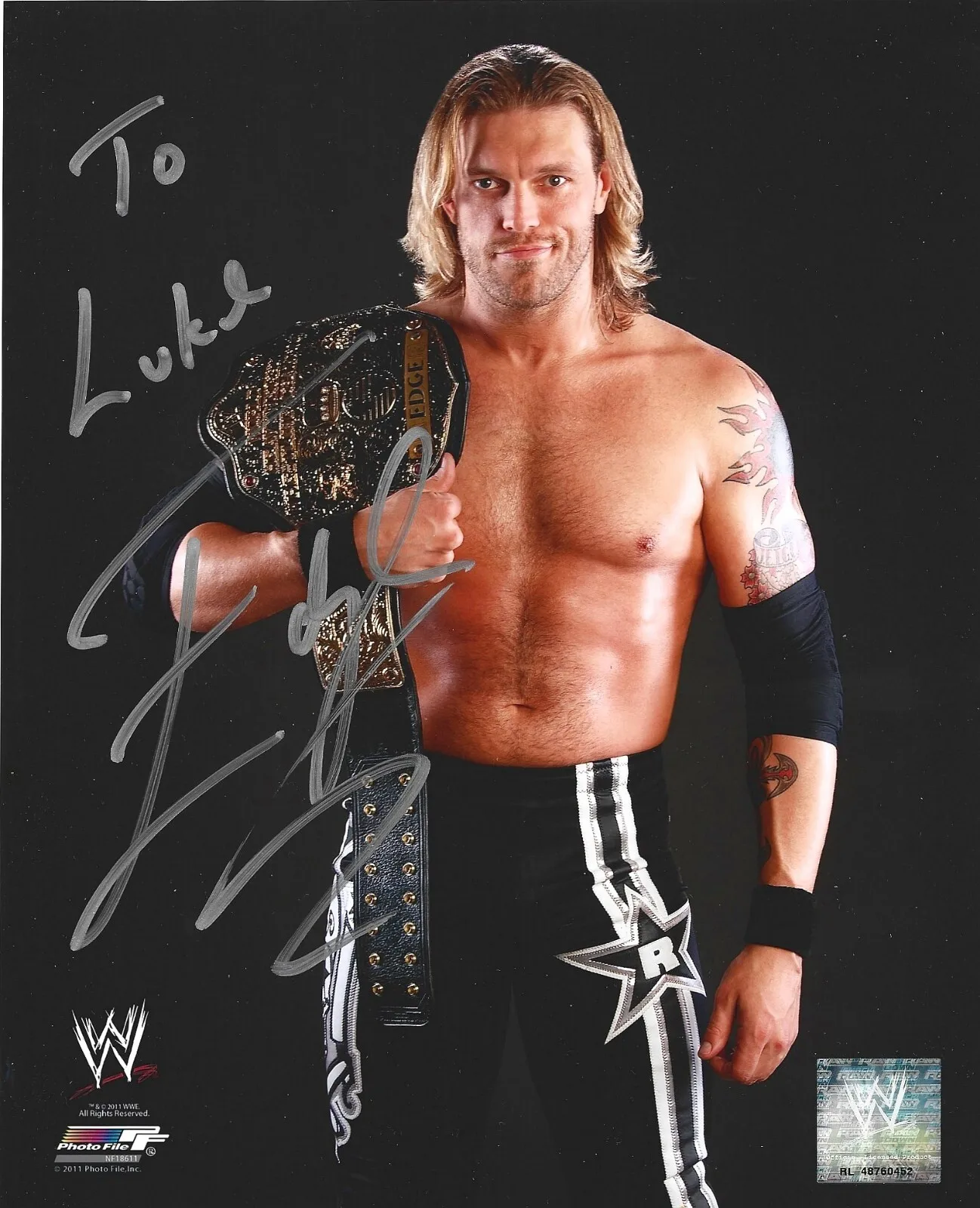 EDGE Signed Autograph PHOTO Fan Gift Signature Print Posters Wall Art Rome Decoration