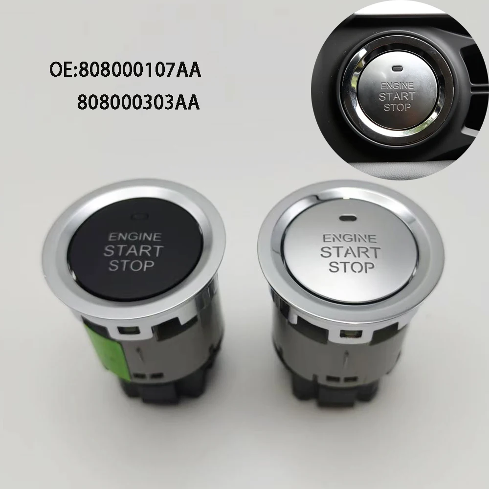 808000107AA 808000303AA Engine Start Stop Push Button Ignition Switch for Chery Tiggo 4 Pro 5X 7 Pro Max 8 EXEED LX Replacement