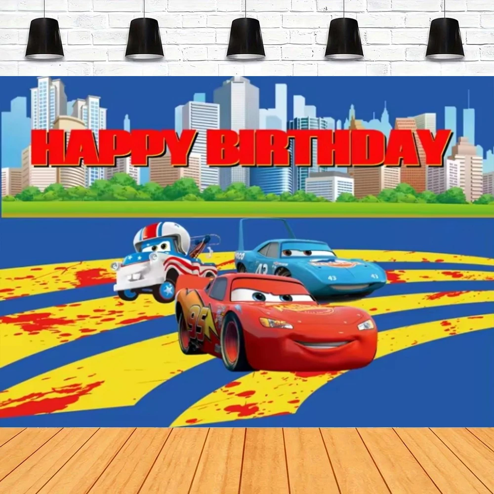 写真撮影の背景-車のテーマ-男の子の誕生日パーティーの装飾背景-寝室の装飾ポスター-名前をカスタマイズすることができます-バナー