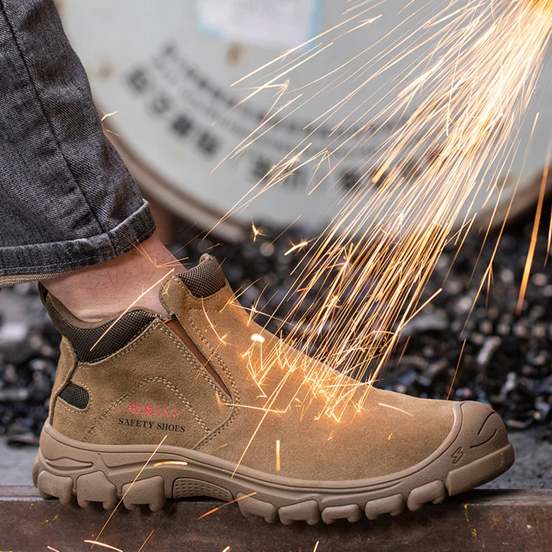 6KV Insulation Shoes Construction Work Boots Anti-smash Anti-puncture Safety Shoes Men Steel Toe Boots  Indestructible Shoes