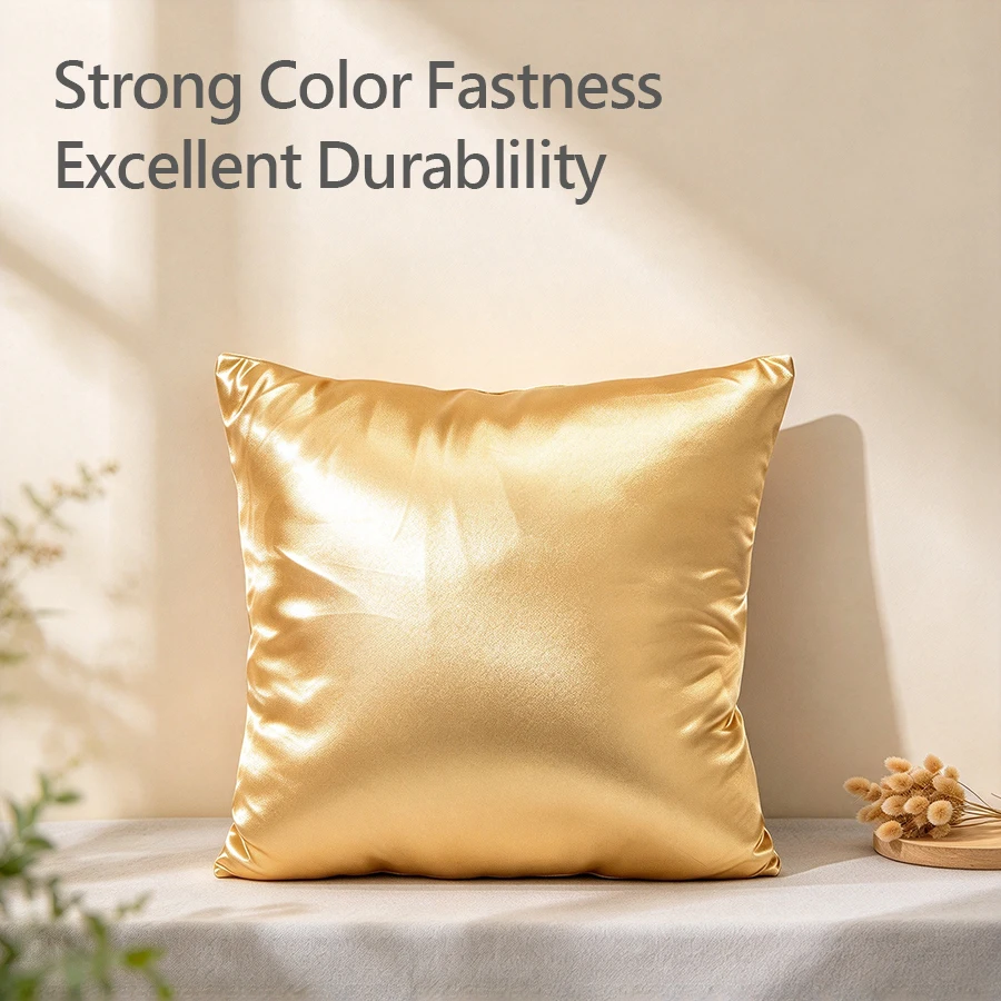 9 Farben 45x45cm Metallisch Glänzende Einfarbige Kissenhülle PU-Folie Hotel Schlafzimmer Wohnzimmer Kissenbezug Party Event Heimdekoration – Detail 5