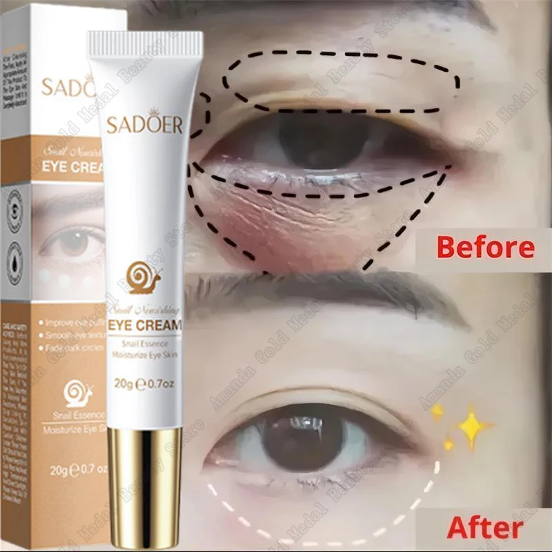 

Collagen Instant Eye Bag Removal Cream Removal Wrinkles Lifting Fade Fine Lines Moisturizing Brightening Anti Puffiness Eye Care