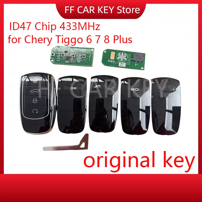 

FF CAR KEY Original Smart Remote Key ID47 Chip 433MHz for Chery Tiggo 6 7 8 Plus Tiggo 8 Pro Tiggo 9 OMODA 5 JAECOO EXEED