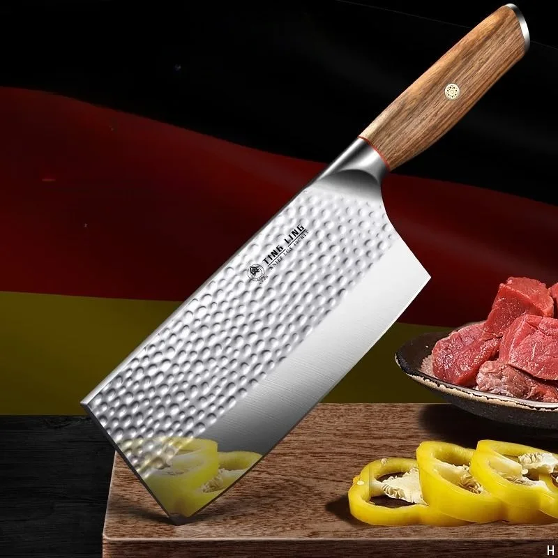 

BAKULI Hand forged knife! Vegetable knife, slicing knife, stainless steel knife! Chinese knife!