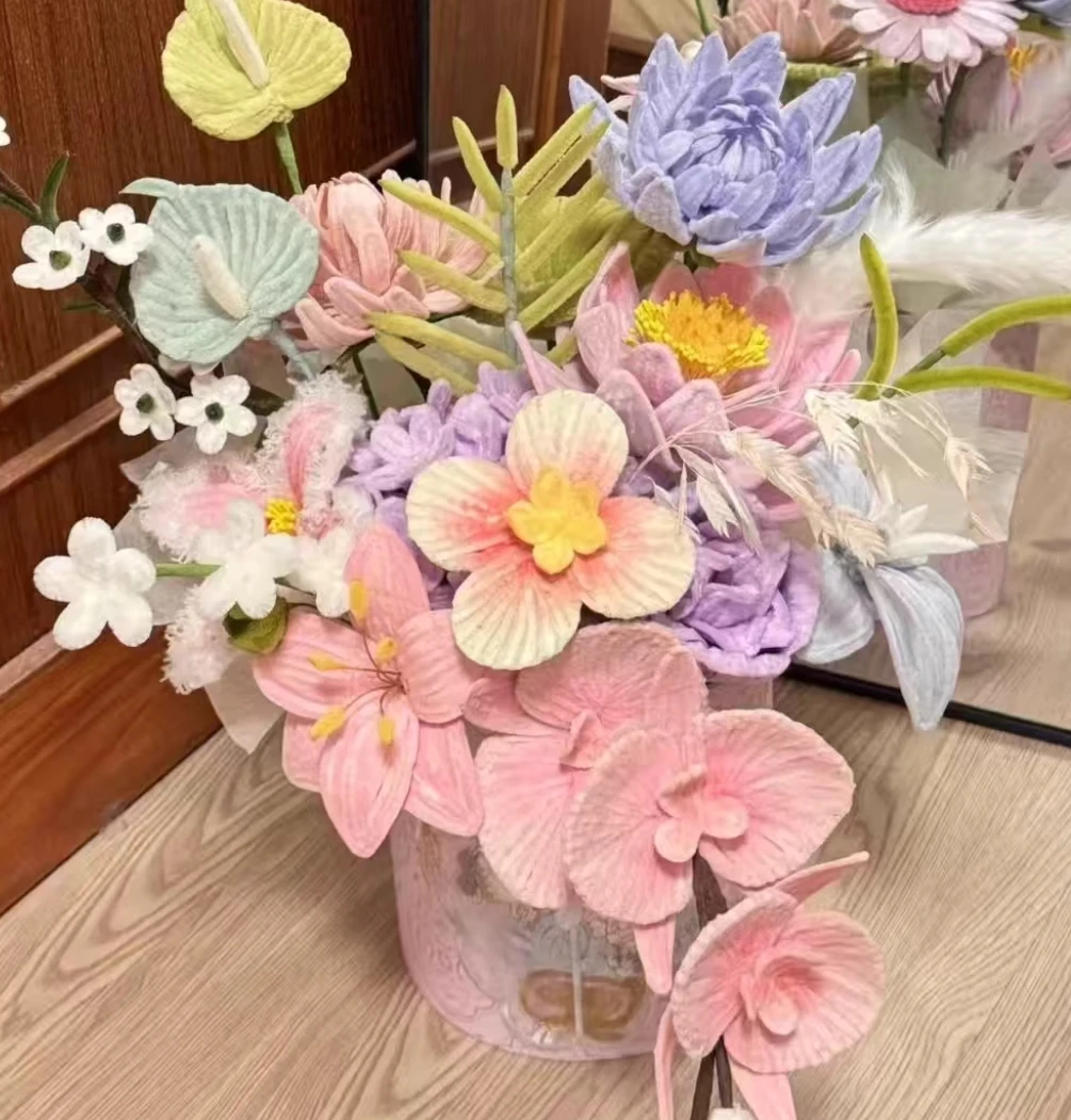 

Wedding gifts for newlyweds, twist sticks, hug buckets, bouquets, hand-woven DIY materials, homemade products for best friends