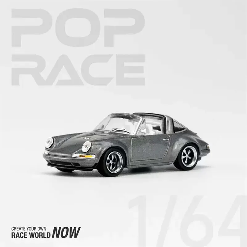 

Pop Race 1:64 SINGER TARGA METALLIC GREY Diecast Model Car