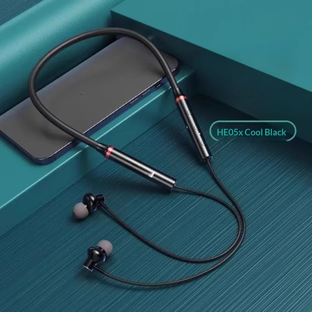 High Appearance Value Neck-hung Bluetooth Headphones Wireless Earphones Ultra-Long Battery Life Comfortable In-Ear Noise Cancell