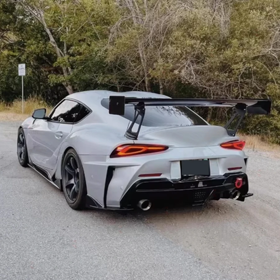 

Carbon Fiber Rear Wing Trunk Spoiler for Toyota Supra A90 A91 2021+ Upgrade V Style Rear Boot Wing Spoiler Auto Parts