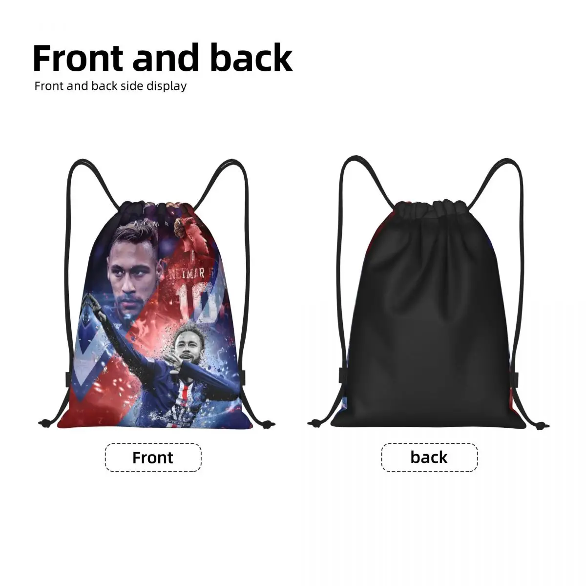 Neymars And Da Silvas Cute Drawstring Bags Gym Bag Infantry pack Sports activities Backpack Nerd