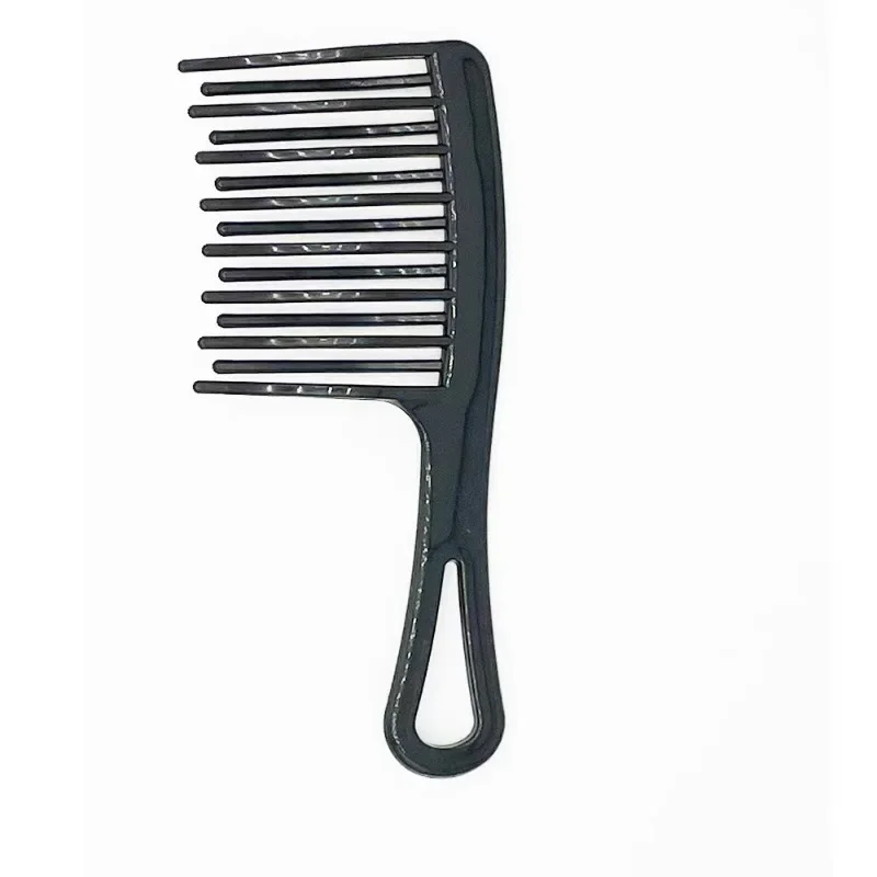 Fileiras duplas de pente de dente largo, cabelo longo encaracolado, ferramenta de estilo fofo, escova de cabelo antiestática especial