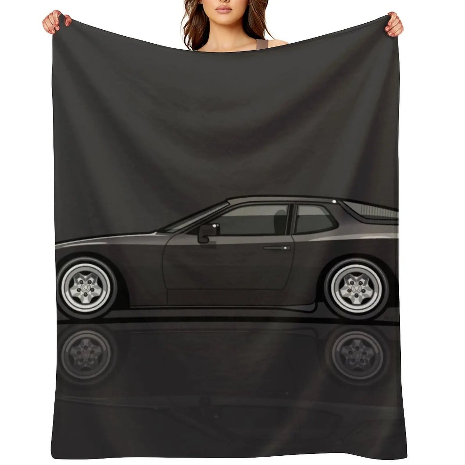 Black 1986 P 944 951 Turbo (US spec) Throw Blanket christmas decoration Hairy Single Stuffeds Blankets