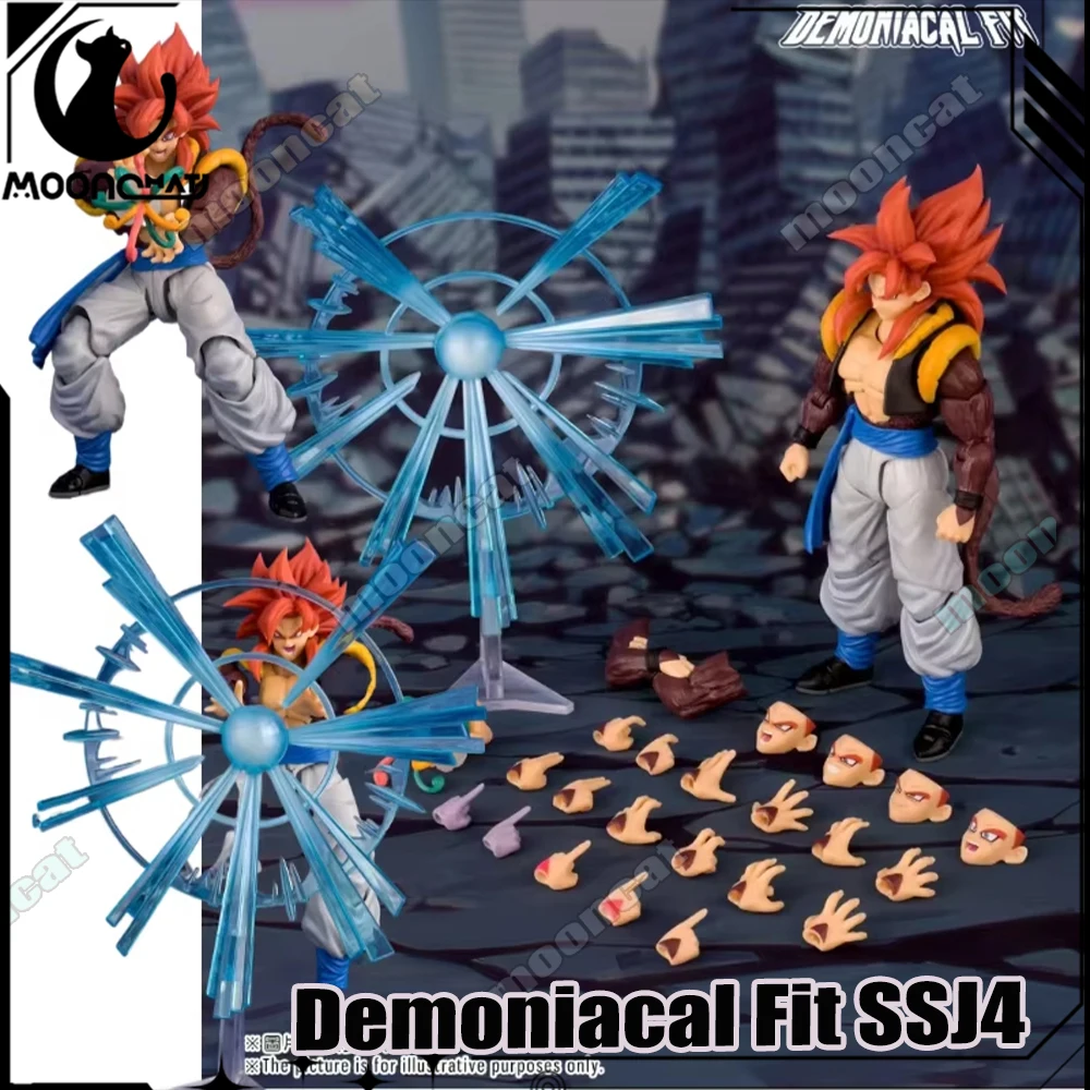 IN STOCK Demoniacal Fit Super Saiyan 4 Gogeta Action Figure Dragon