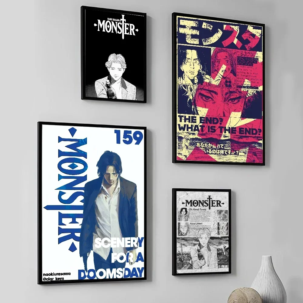 الوحش كاريكاتير أنيمي يوهان ليبرت ملصق جدار ديكور فني للمنزل غرفة ديكور اللوحة الرقمية غرفة المعيشة مطعم المطبخ الفن