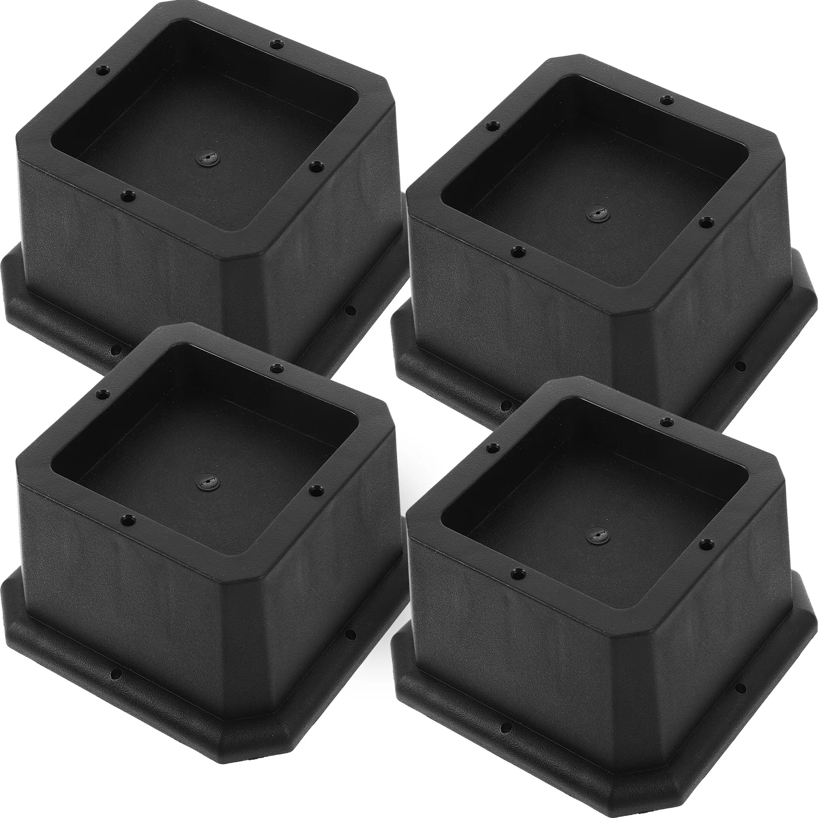 Rehausseurs de lit en caoutchouc robuste, 4 pièces, pour meubles, canapé, Table, chaise, bureau, blocs pour appareils ménagers, cadre de canapé-lit