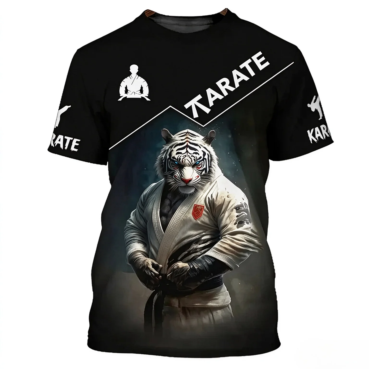 Beast Martial Street Style Karate Tee, Cool & Easy To Match, Quick-Dry Breathable for Commute & Daily Casual Wear