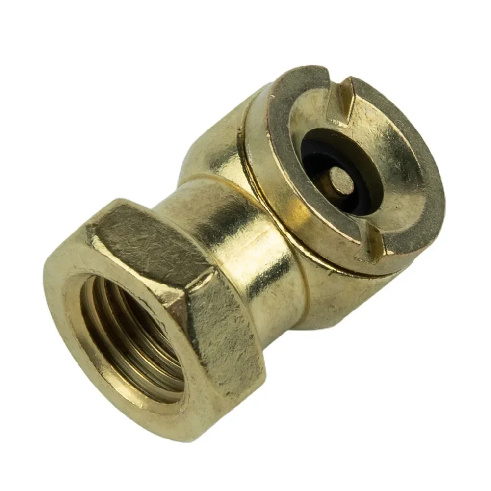 2 unids/set 1/4NPT válvula de neumático de coche Clip bomba boquilla abrazadera latón macizo conexión rápida el conector de inflado adaptador de