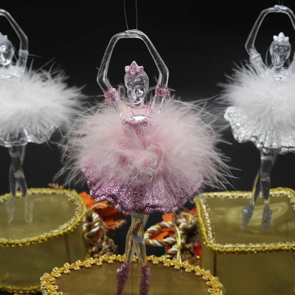 Christmas Decorations Fashion Exquisite Ins Ballet-dancing Girl Princess Pendant Creative Home Desktop Ornaments Decoration Prop
